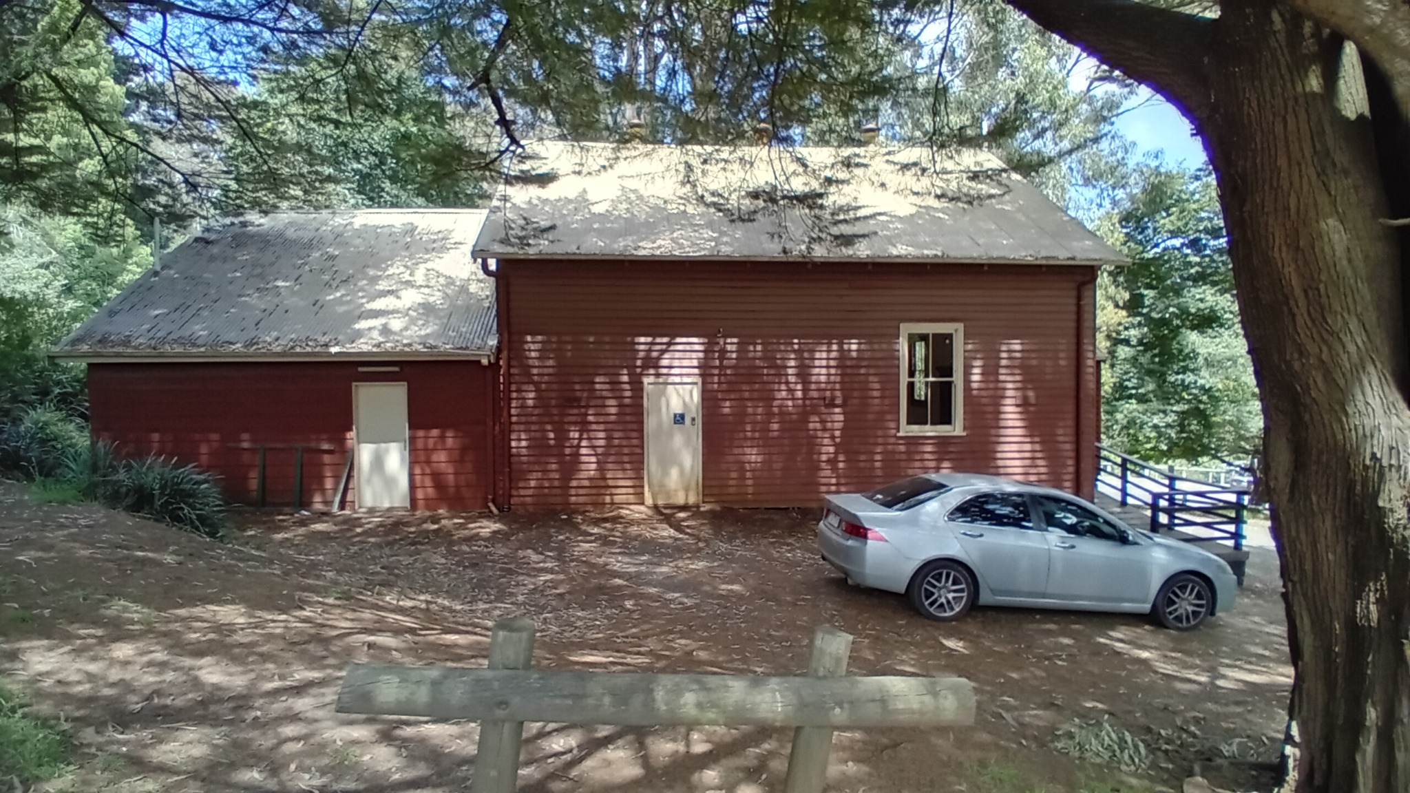 Rear of the hall
